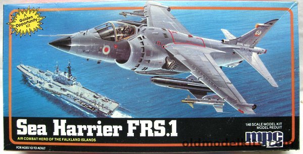 MPC 1/48 Sea Harrier FRS.1 - Air Combat Hero of the Falkland Island, 1-4410 plastic model kit
